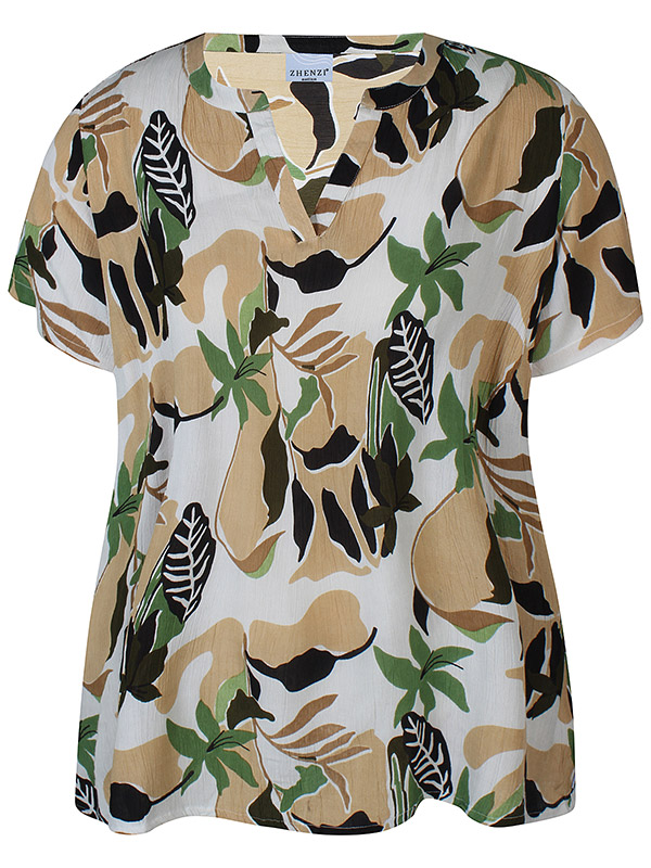 ZH-LYDA - Plus Size Bluse fra Zhenzi