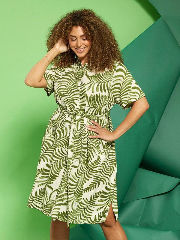 ZH-MACY - Plus Size Kjole fra Zhenzi