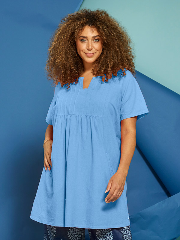 ZH-AMIN - Plus Size Tunika fra Zhenzi