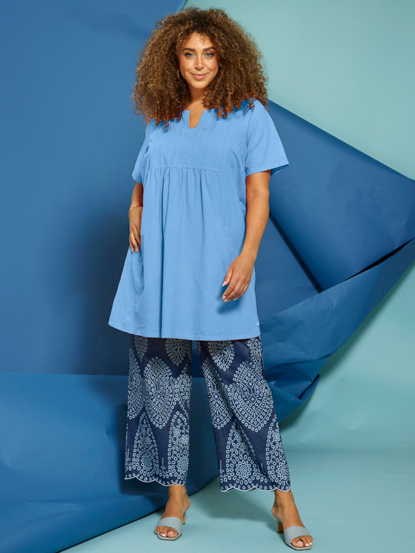 ZH-AMIN - Plus Size Tunika fra Zhenzi
