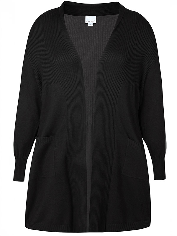 ZH-KOGLE - Plus Size Cardigan fra Zhenzi
