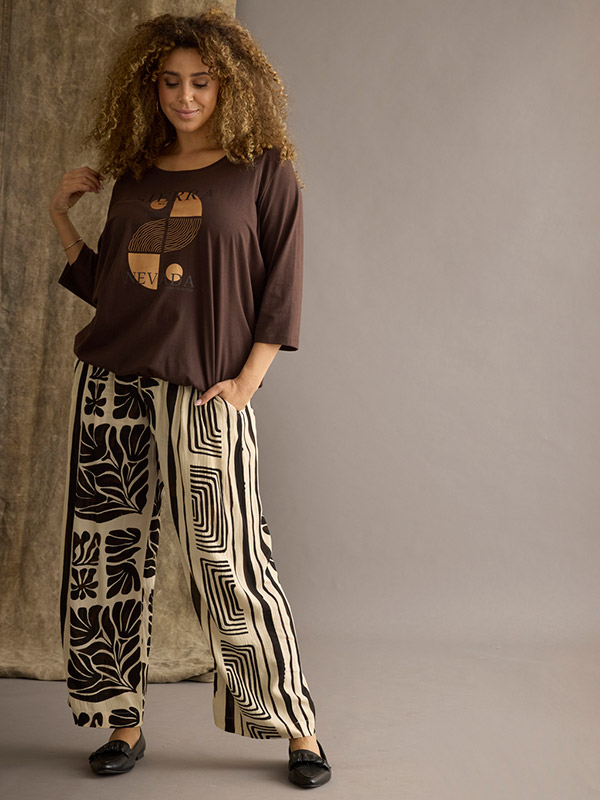 ZH-NOOR - Plus Size Bluse fra Zhenzi