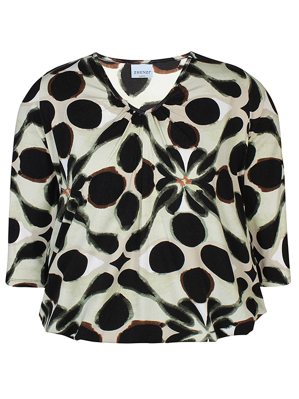 ZH-OCTA - Plus Size Bluse fra Zhenzi