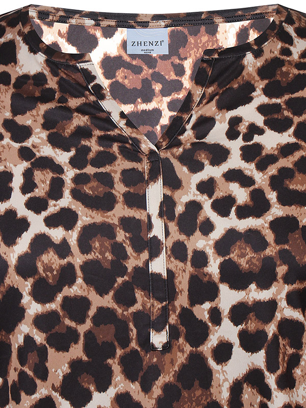 ZH-OLIO - Plus Size Bluse fra Zhenzi