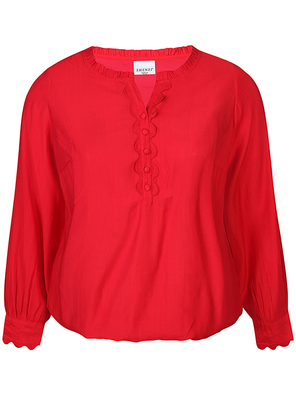 ZH-ORRA - Plus Size Bluse fra Zhenzi