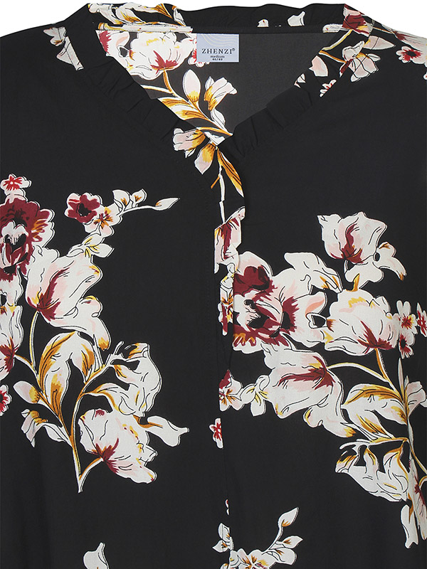 ZH-OZIE - Plus Size Bluse fra Zhenzi
