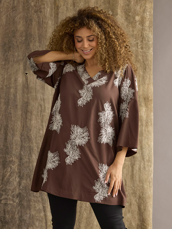ZH-PERL - Plus Size Tunika fra Zhenzi
