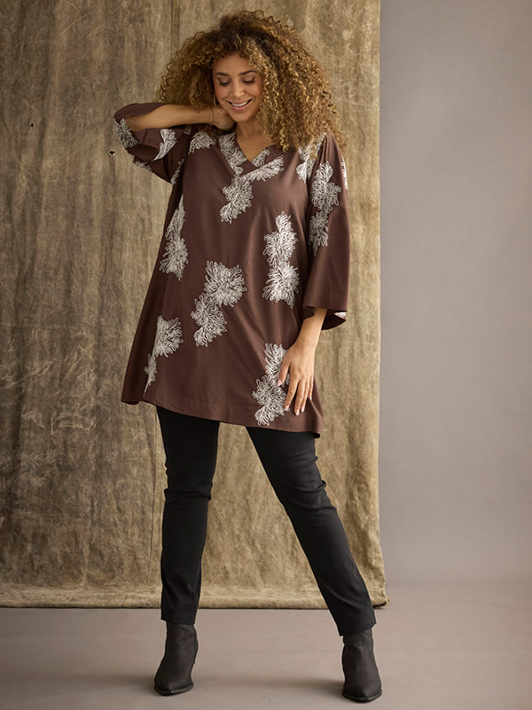 ZH-PERL - Plus Size Tunika fra Zhenzi
