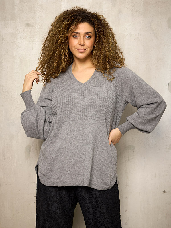 ZH-KOGLE - Plus Size Genser fra Zhenzi