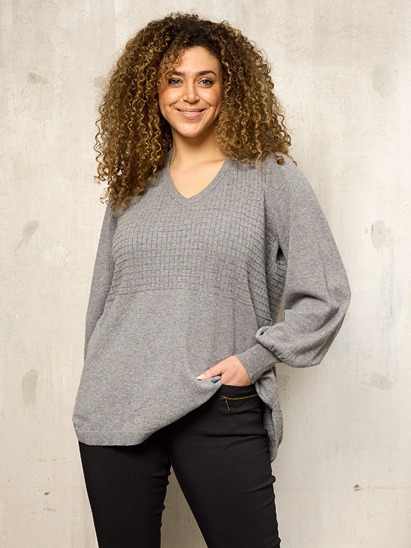 ZH-KOGLE - Plus Size Genser fra Zhenzi