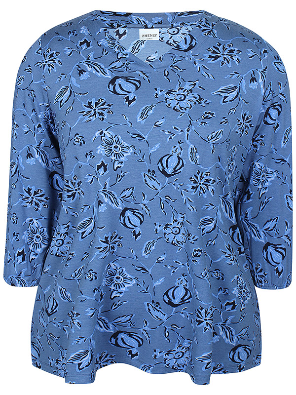 ZH-SYLVA - Plus Size Bluse fra Zhenzi