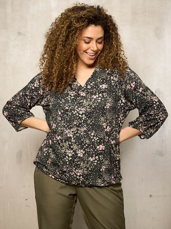 ZH-SYLVA - Plus Size Bluse fra Zhenzi