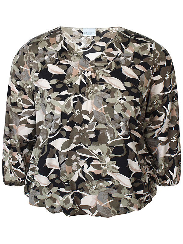 ZH-SAKI - Plus Size Bluse fra Zhenzi
