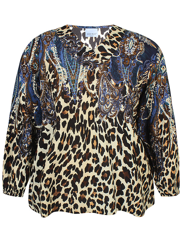 ZH-SIFF - Plus Size Bluse fra Zhenzi