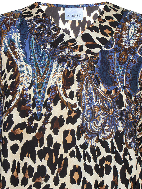 ZH-SIFF - Plus Size Bluse fra Zhenzi