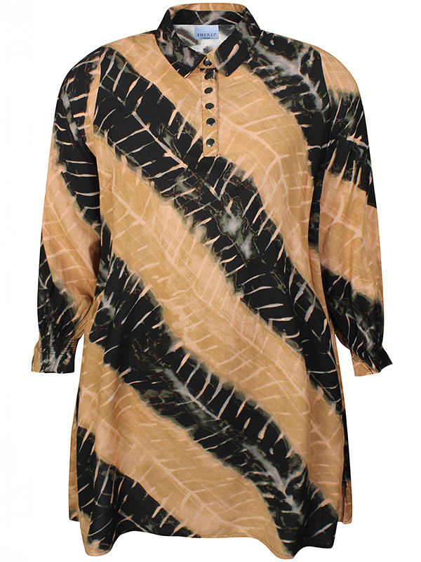 ZH-SILK - Plus Size Kjole fra Zhenzi