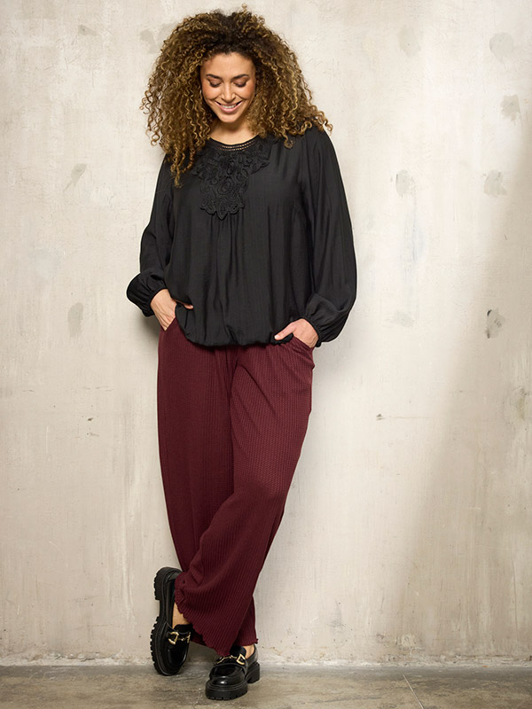 ZH-SIMY - Plus Size Bluse fra Zhenzi