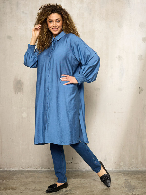 ZH-SIMY - Plus Size Tunika fra Zhenzi