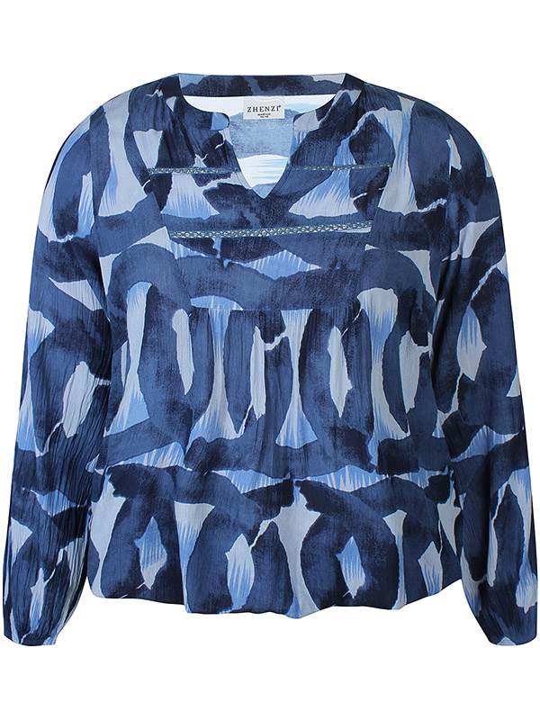 ZH-SINI - Plus Size Bluse fra Zhenzi