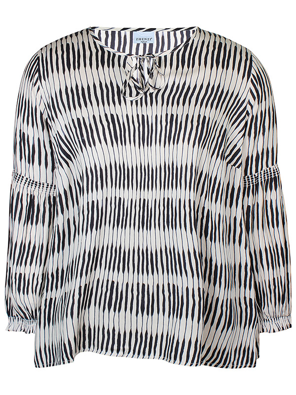 ZH-SISY - Plus Size Bluse fra Zhenzi