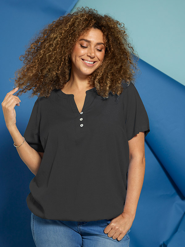ZH-SUVI - Plus Size Bluse fra Zhenzi
