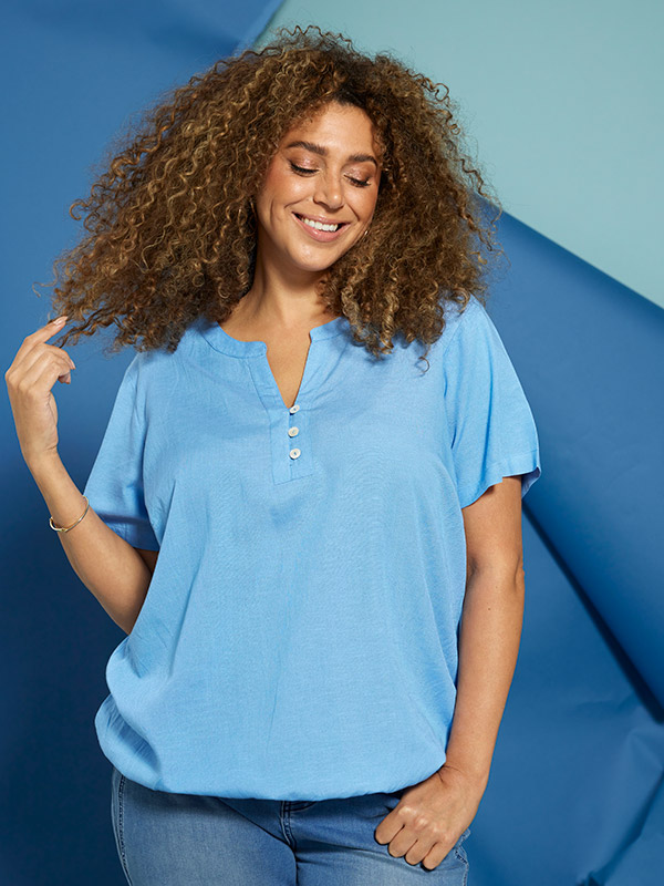 ZH-SUVI - Plus Size Bluse fra Zhenzi