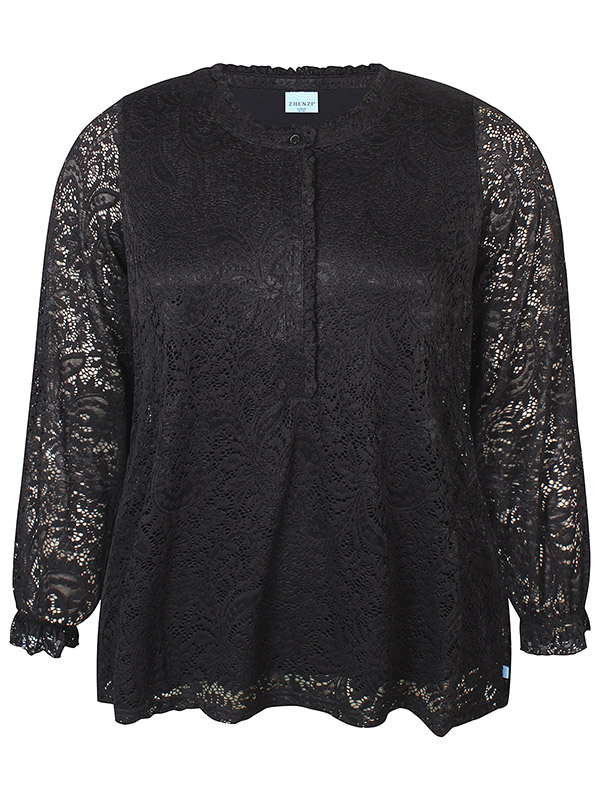 ZH-TIST - Plus Size Bluse fra Zhenzi