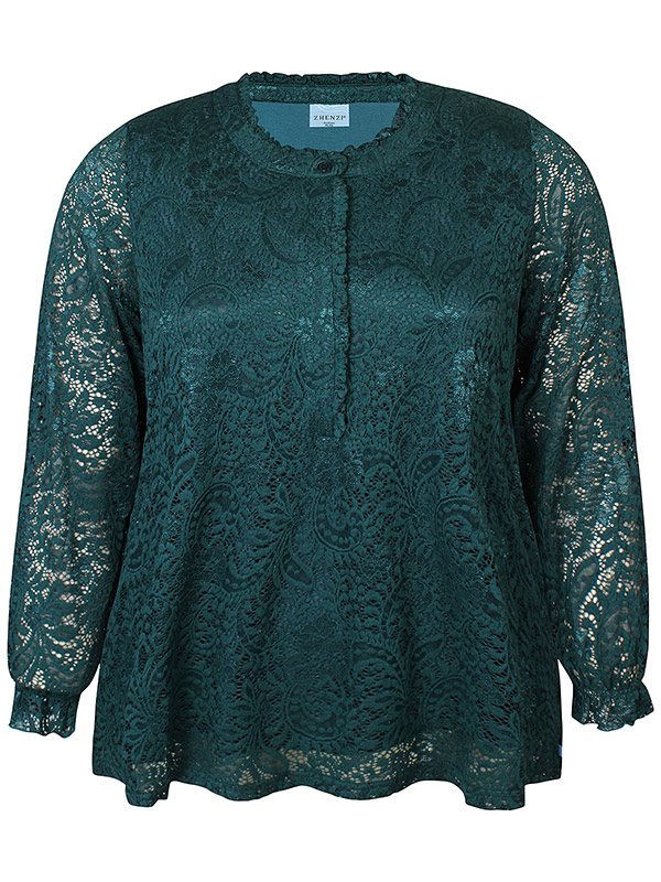 ZH-TIST - Plus Size Bluse fra Zhenzi