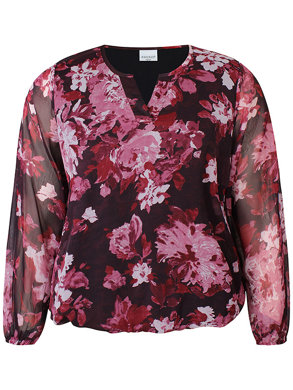ZH-TOYA - Plus Size Bluse fra Zhenzi