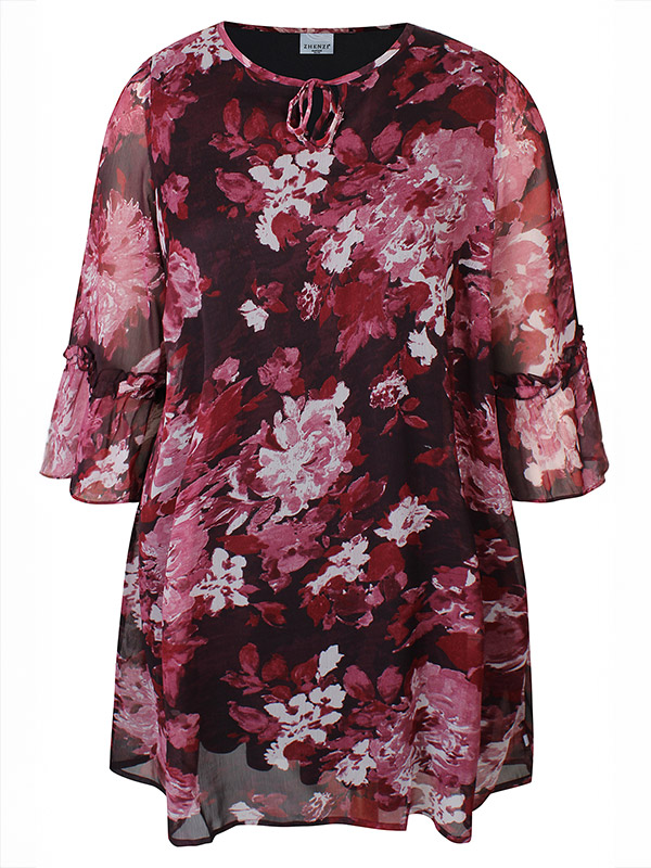 ZH-TOYA - Plus Size Kjole fra Zhenzi