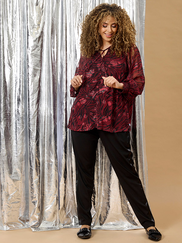 ZH-TULA - Plus Size Bluse fra Zhenzi