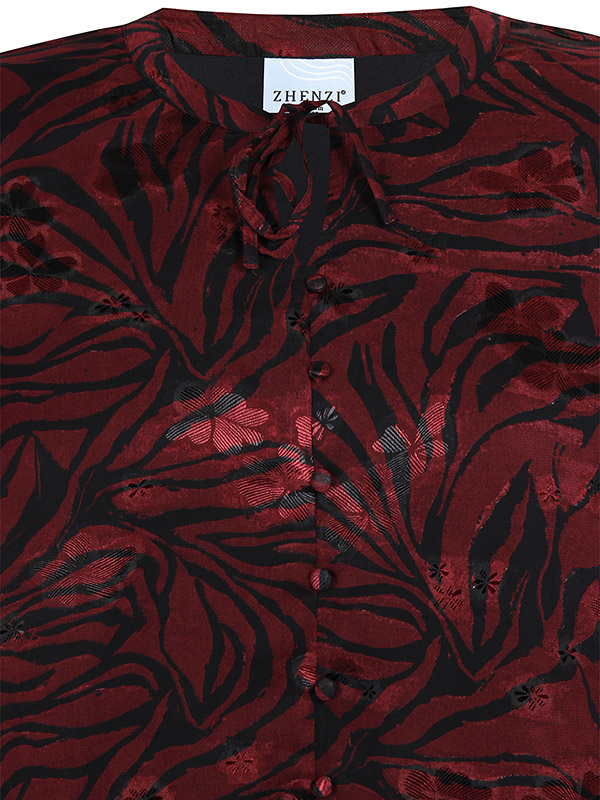 ZH-TULA - Plus Size Bluse fra Zhenzi