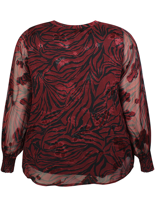 ZH-TULA - Plus Size Bluse fra Zhenzi