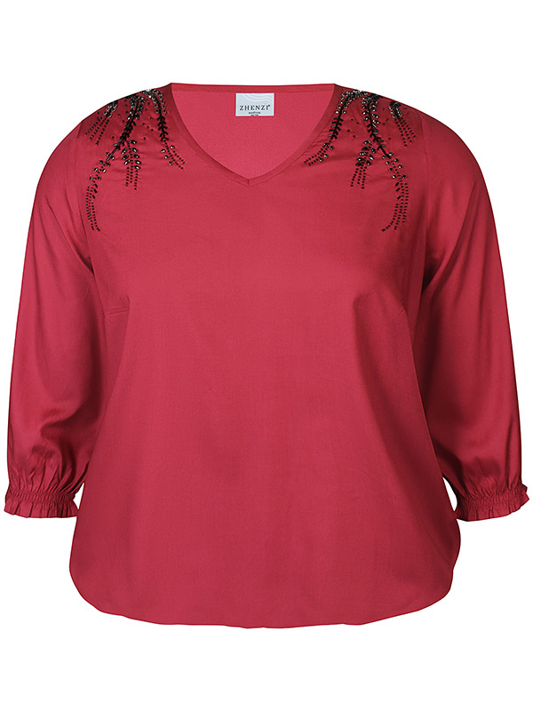 ZH-VADA - Plus Size Bluse fra Zhenzi