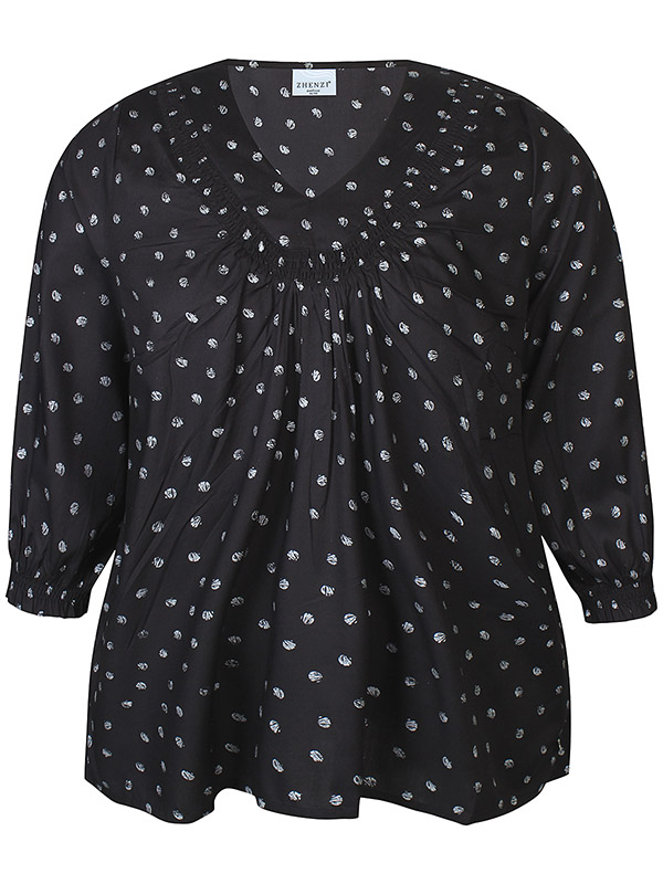 ZH-VELA - Plus Size Bluse fra Zhenzi