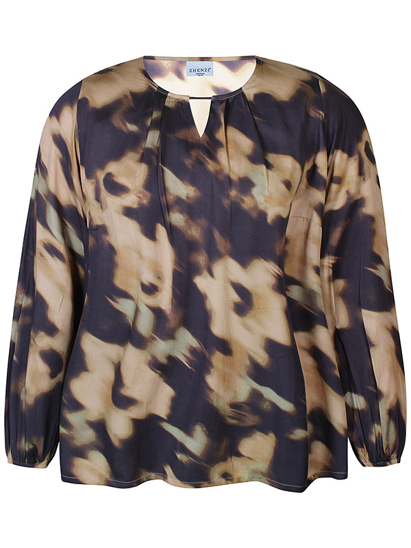 ZH-VERA - Plus Size Bluse fra Zhenzi