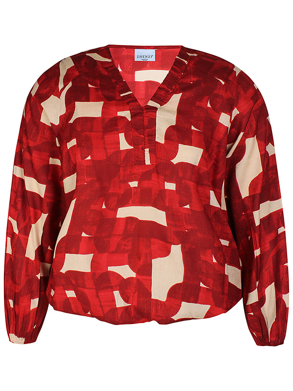 ZH-VITA - Plus Size Bluse fra Zhenzi