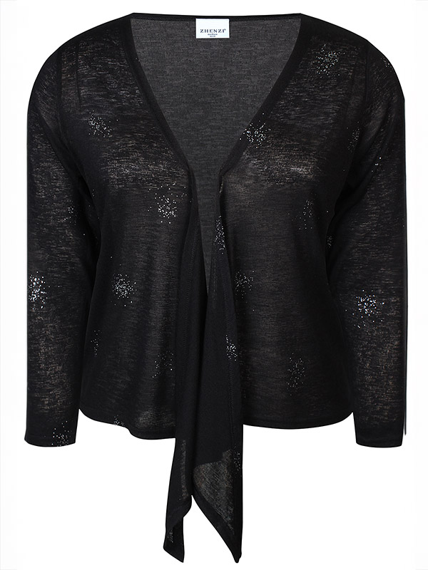 ZH-AGAR - Plus Size Cardigan fra Zhenzi