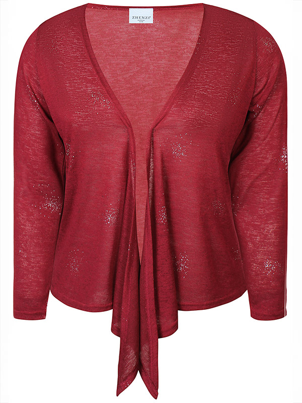 ZH-AGAR - Plus Size Cardigan fra Zhenzi