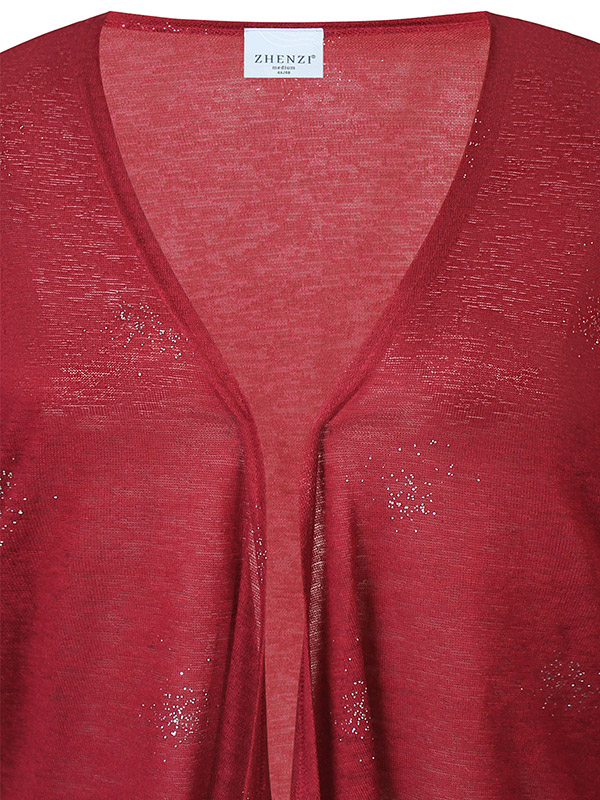 ZH-AGAR - Plus Size Cardigan fra Zhenzi