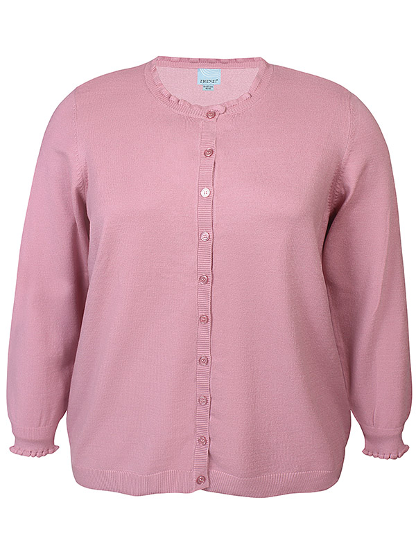 ZH-KOGLE - Plus Size Cardigan fra Zhenzi