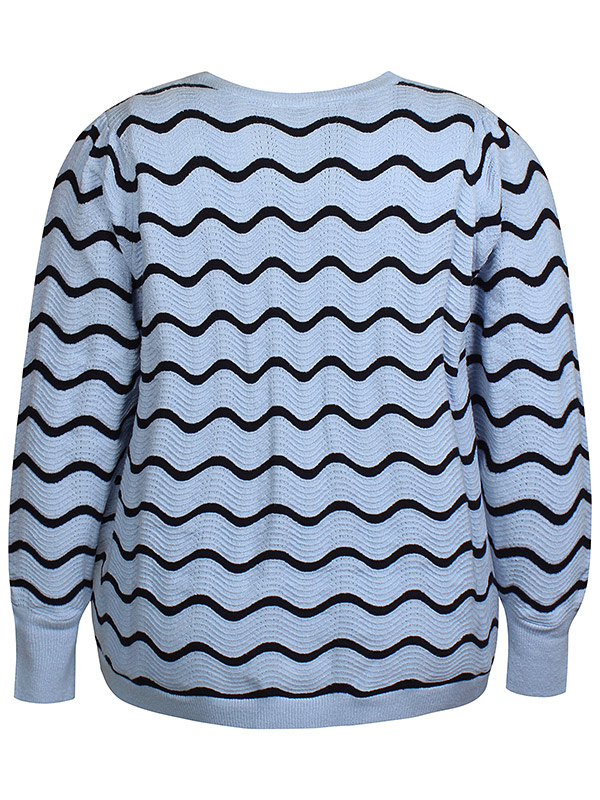 ZH-ELGA - Plus Size Genser fra Zhenzi