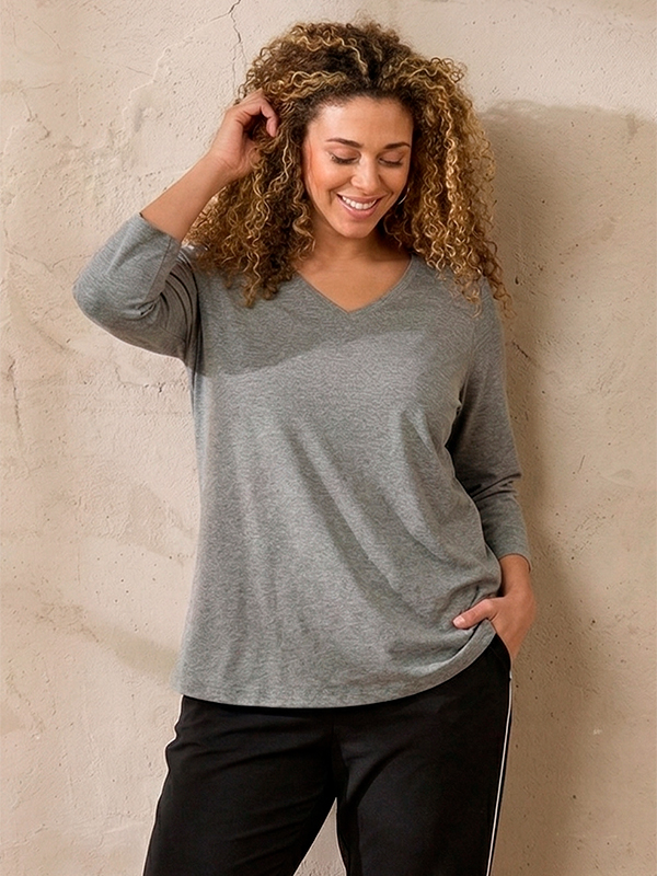 ZH-ALBERTA - Plus Size Bluse fra Zhenzi