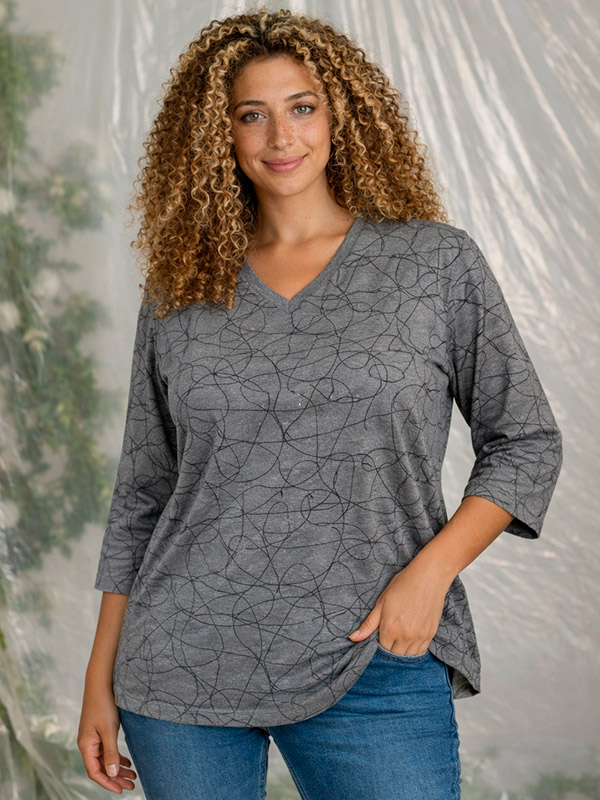 ZH-ALBERTA - Plus Size Bluse fra Zhenzi