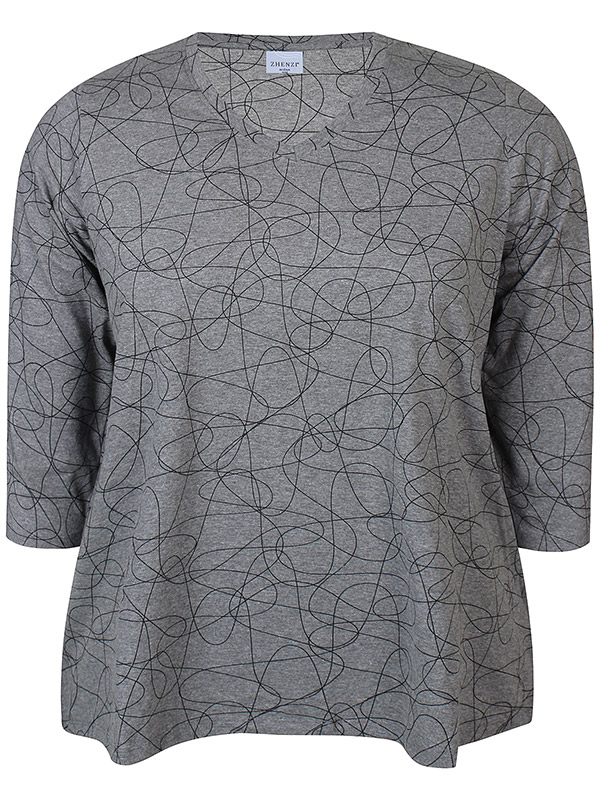 ZH-ALBERTA - Plus Size Bluse fra Zhenzi