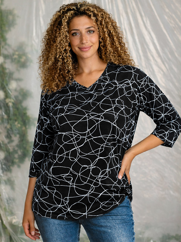 ZH-ALBERTA - Plus Size Bluse fra Zhenzi