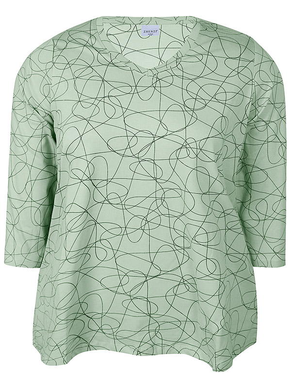 ZH-ALBERTA - Plus Size Bluse fra Zhenzi