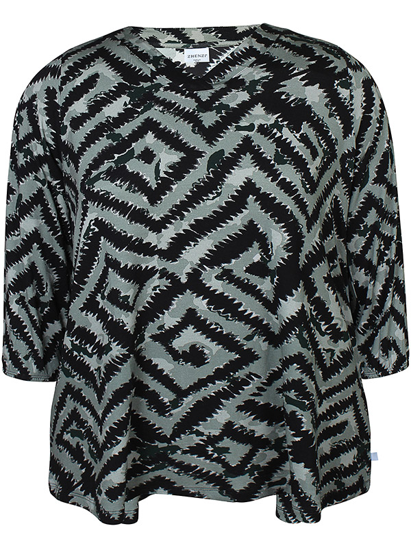 ZH-SYLVA - Plus Size Bluse fra Zhenzi