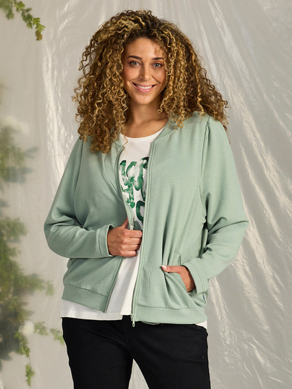 ZH-MYA - Plus Size Cardigan fra Zhenzi