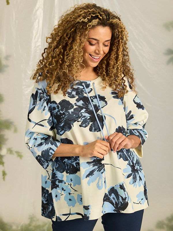 ZH-MYA - Plus Size Bluse fra Zhenzi